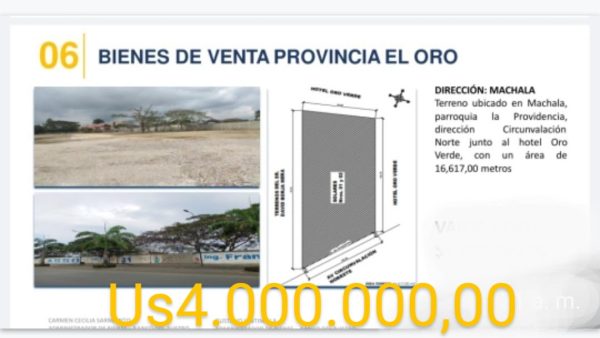 Terreno en machala