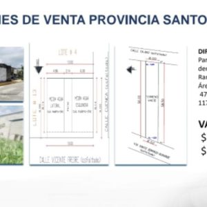 2 lotes de terreno santo Domingo