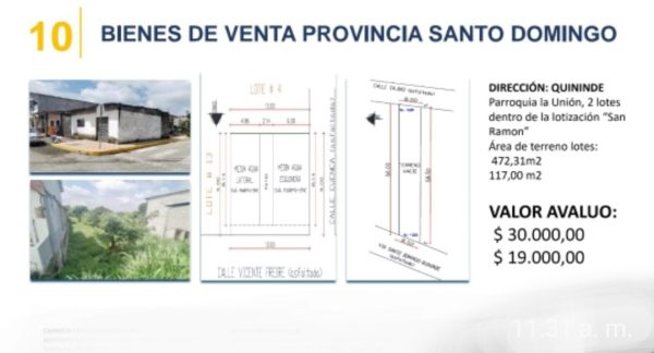 2 lotes de terreno santo Domingo