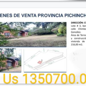 Casa CUMBAYA prov. Pichincha