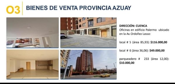 Oficinas y parqueadero cuenca
