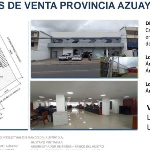 Lotes de terreno uno con construcción en CUENCA