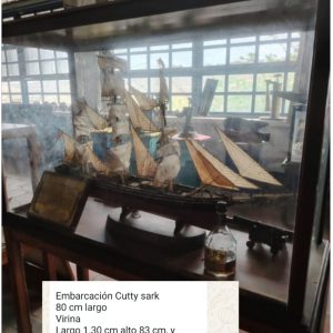 Embarcacion cuty sark a escala