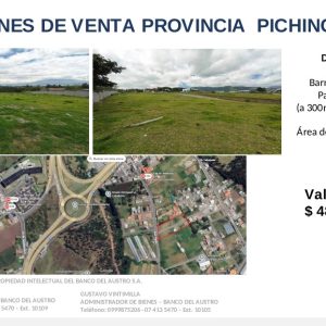 Bienes en PICHINCHA
