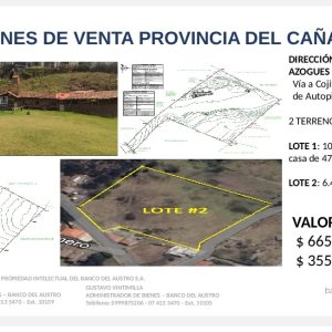 Bienes en CAÑAR