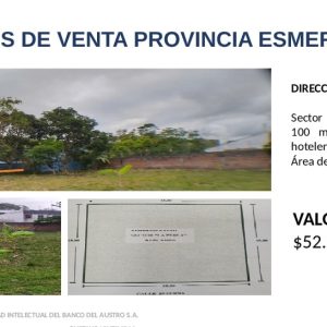 Bienes en ESMERALDAS