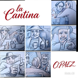 Carpeta con 6 dibujos A3 deO Paez
